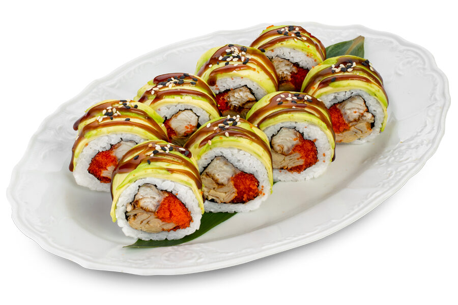 Ролл Зелёный дракон доставка